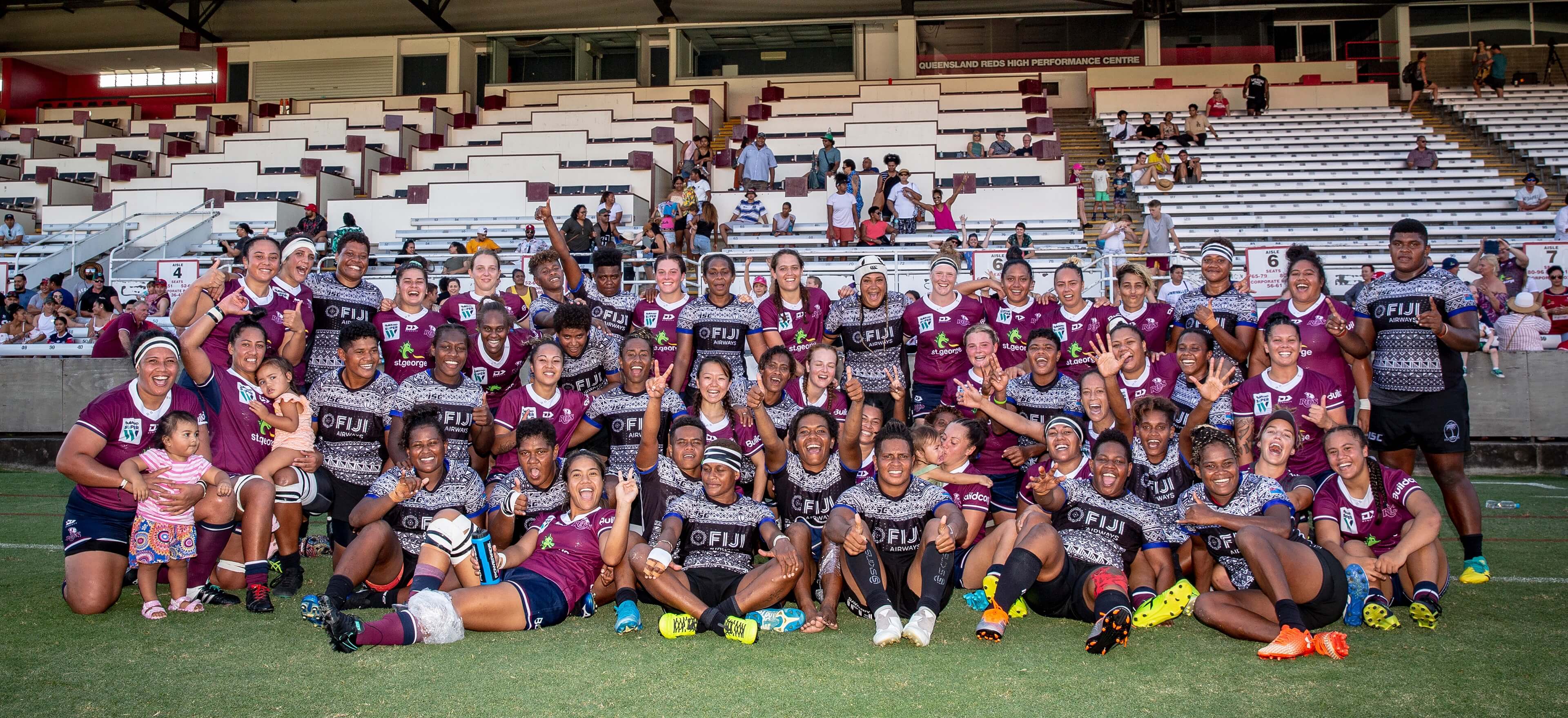 Fijiana play the Queensland Reds