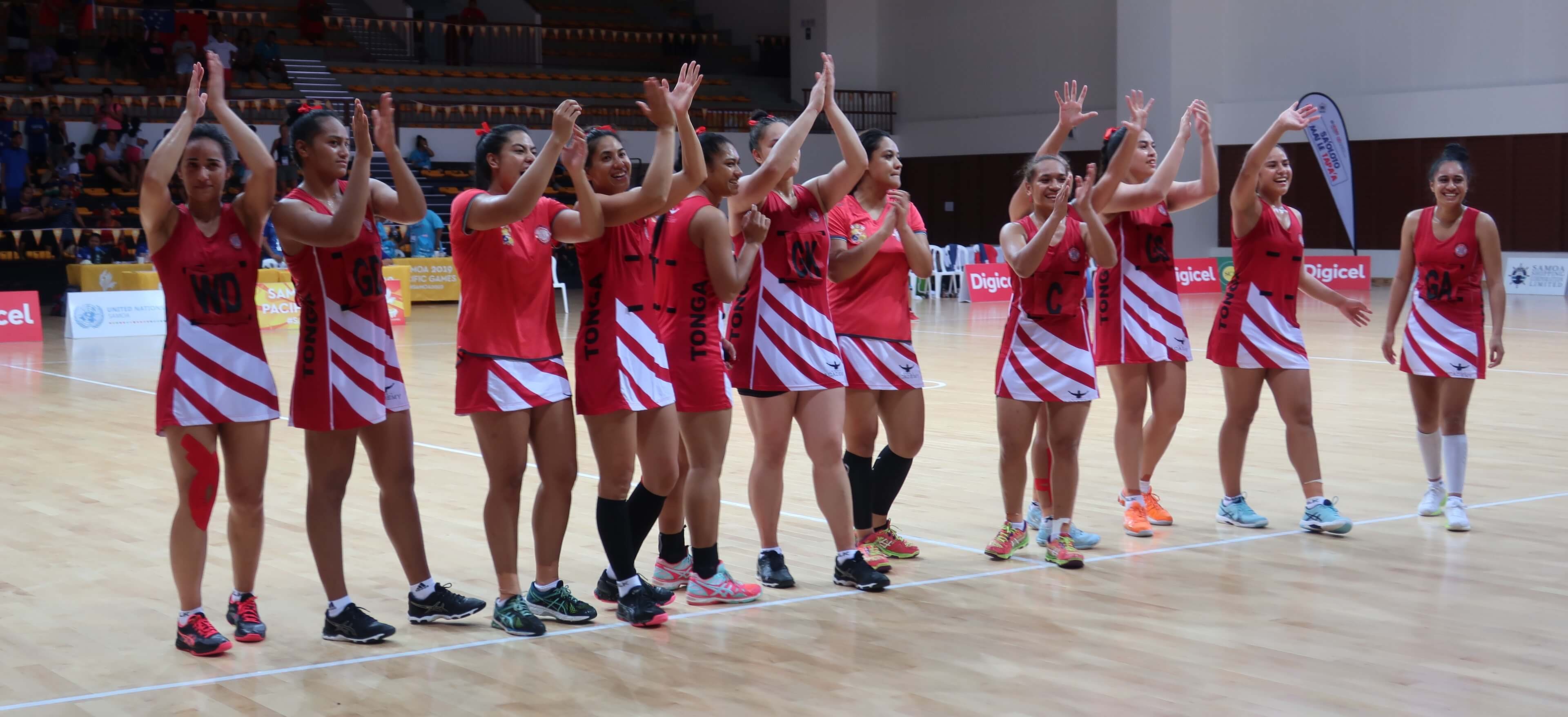Netball athletes group photo