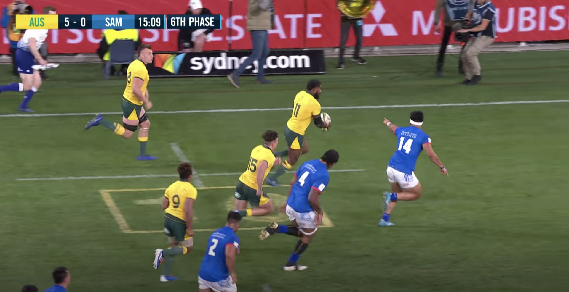 Wallabies v Manu Samoa