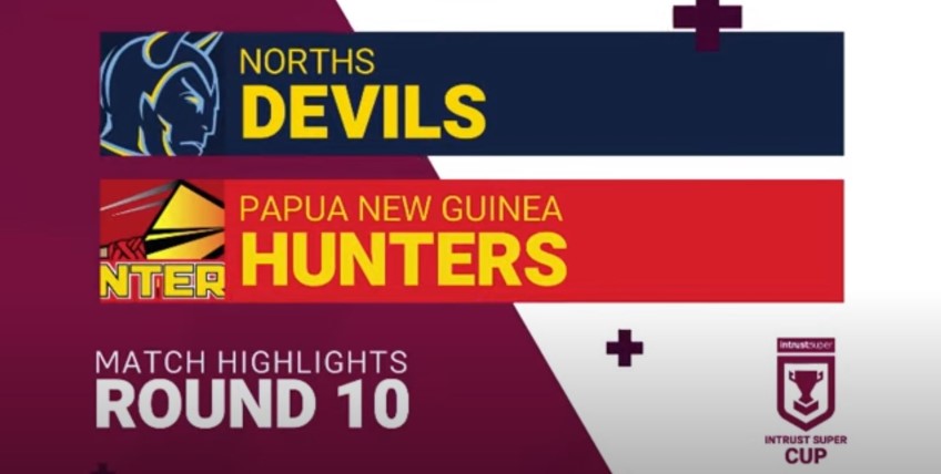 PNG Hunters VS Norths Devils