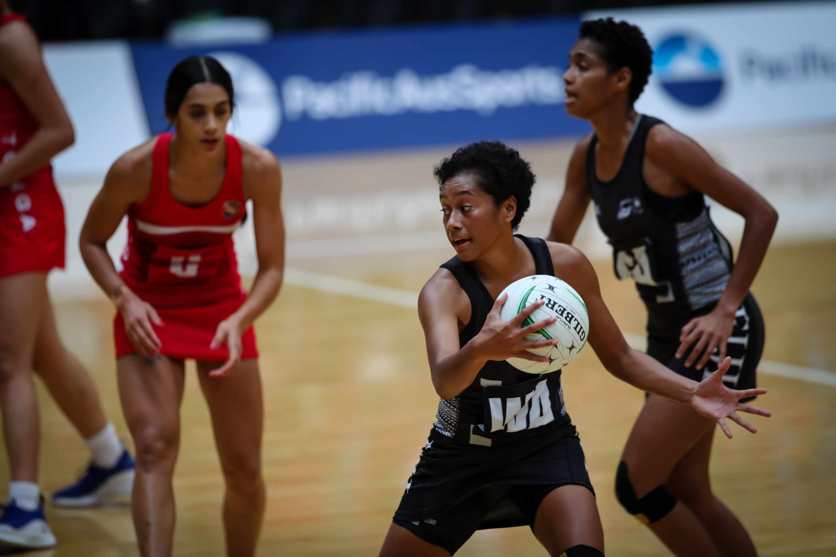 Fijian team in action