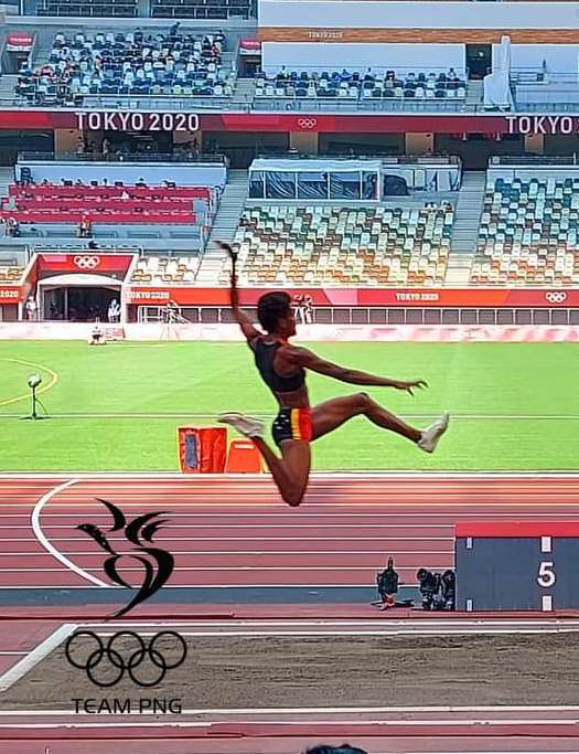 PNG athlete Rellie Kaputin 