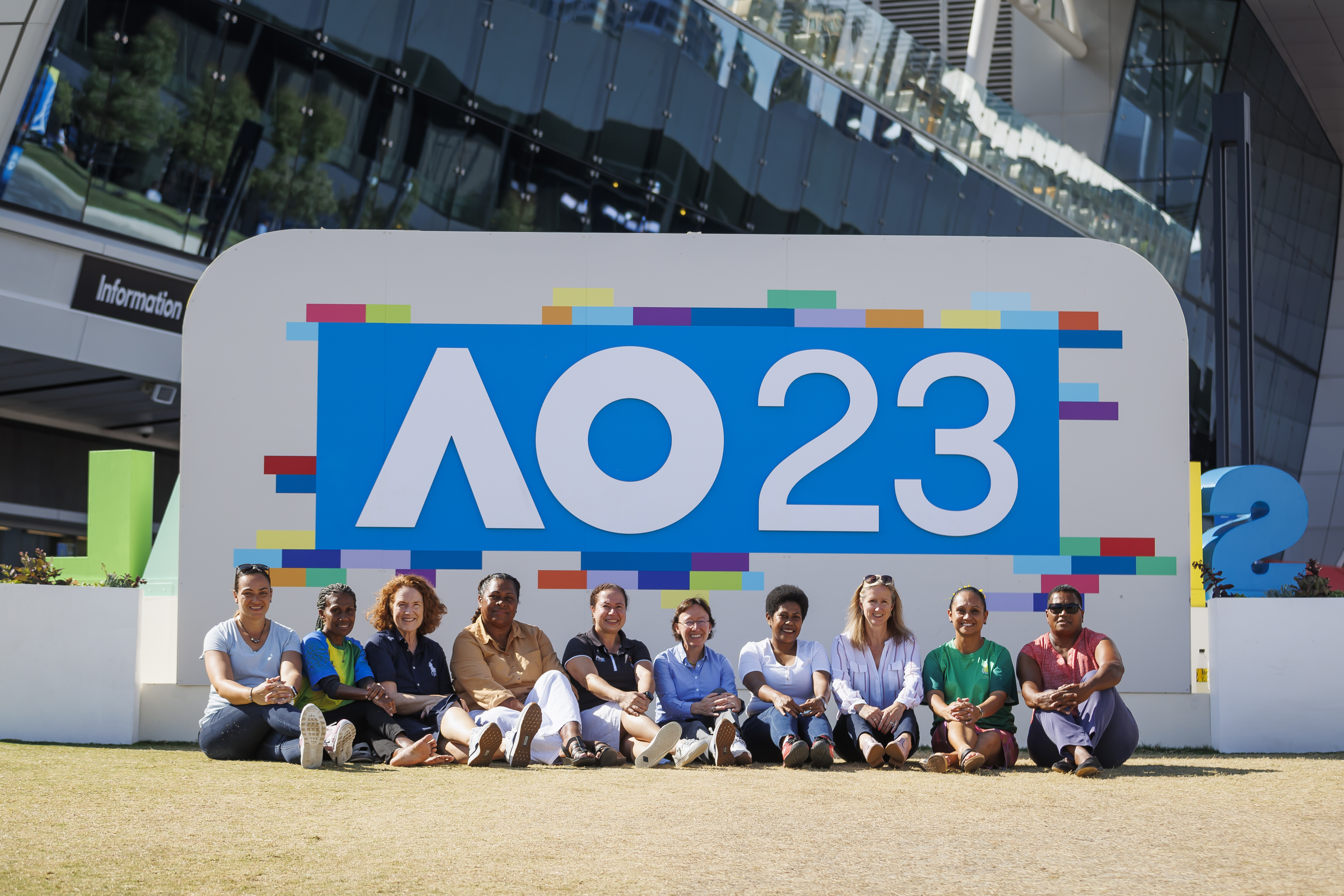 Pacific Women Leaders in Tennis workshop participants - January 2023