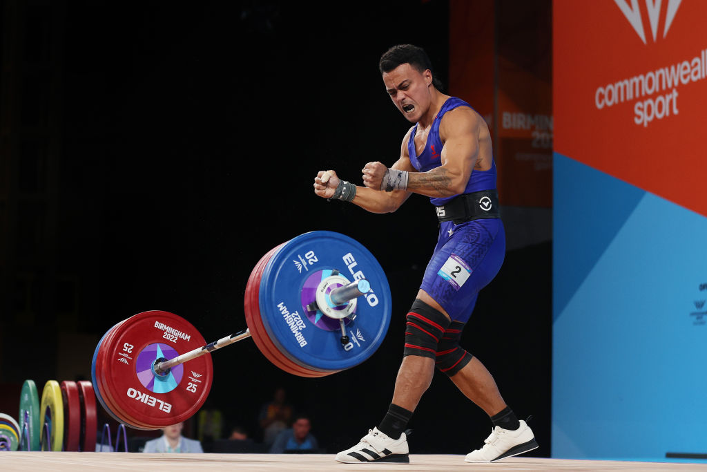 Weightlifter Vaipava Nevo Ioane