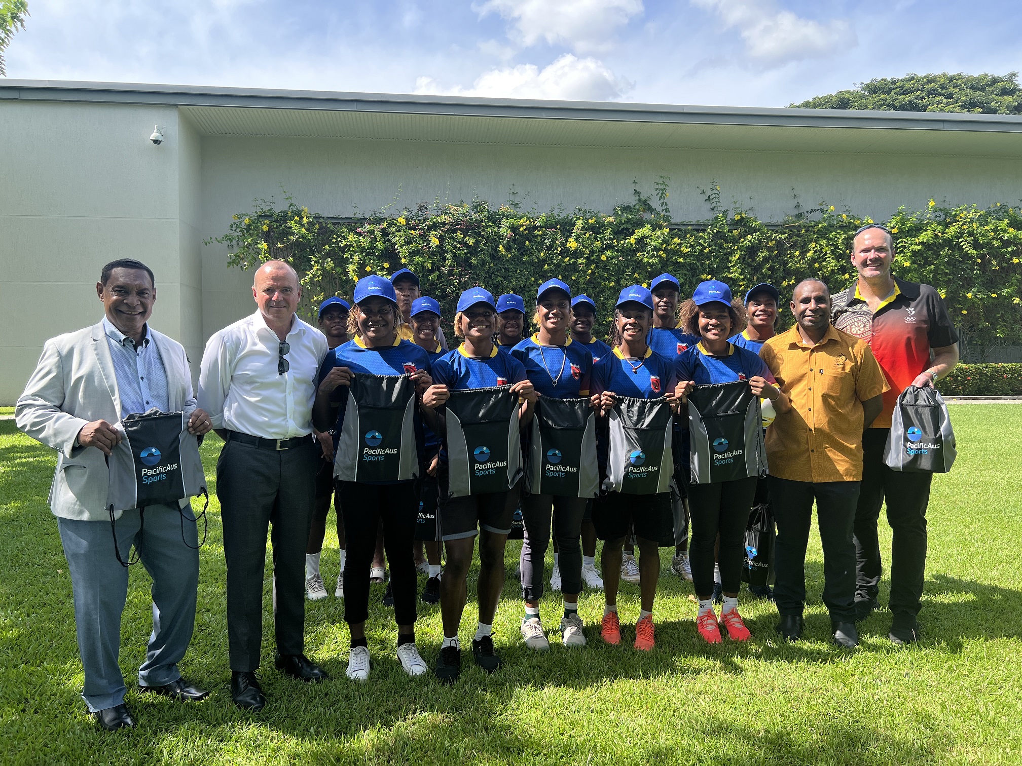 PNG launch HC Feakes, Athletes, Desond PNG Sec Generla and Ryan Pnin