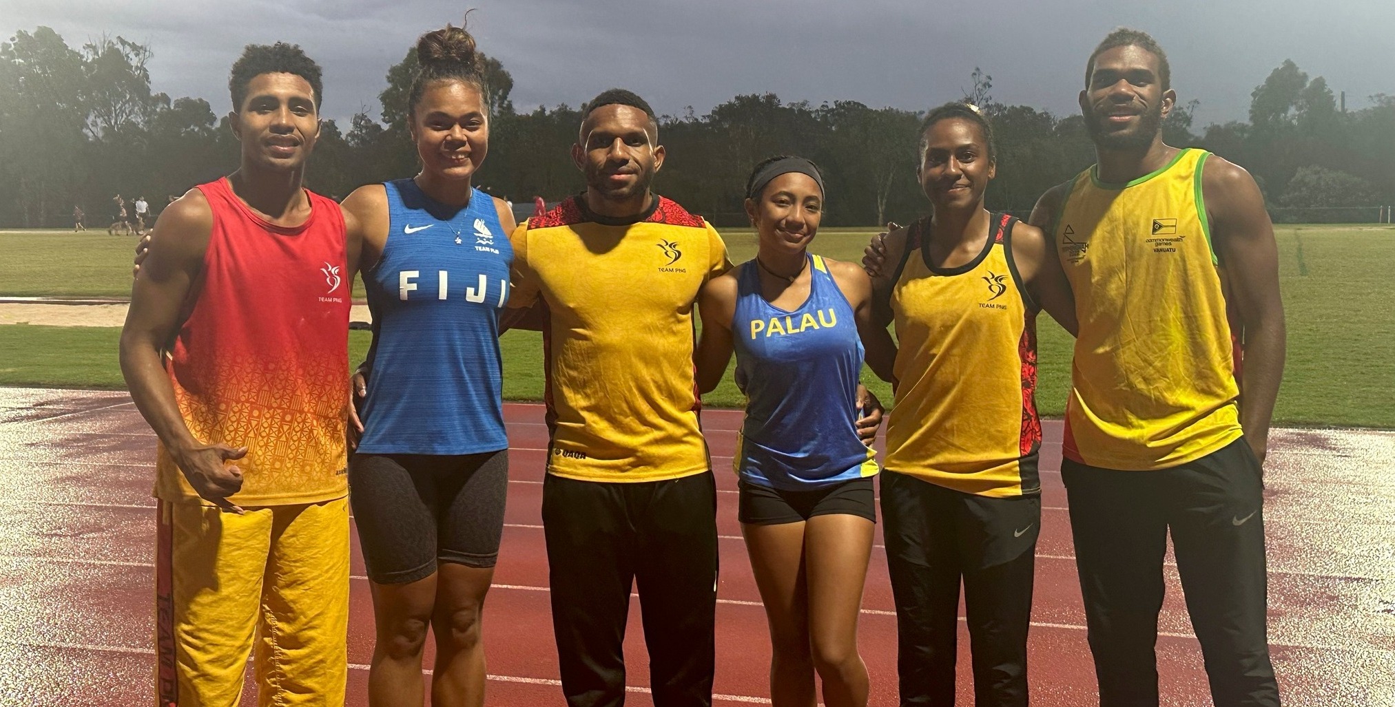 group photo of athletes