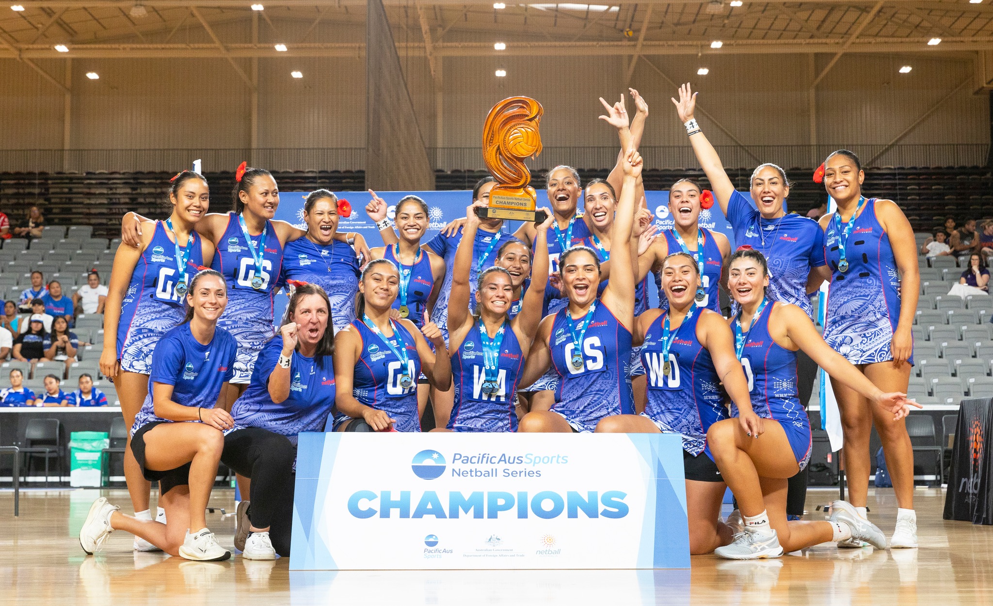 PacificAus Sports Netball Series champions