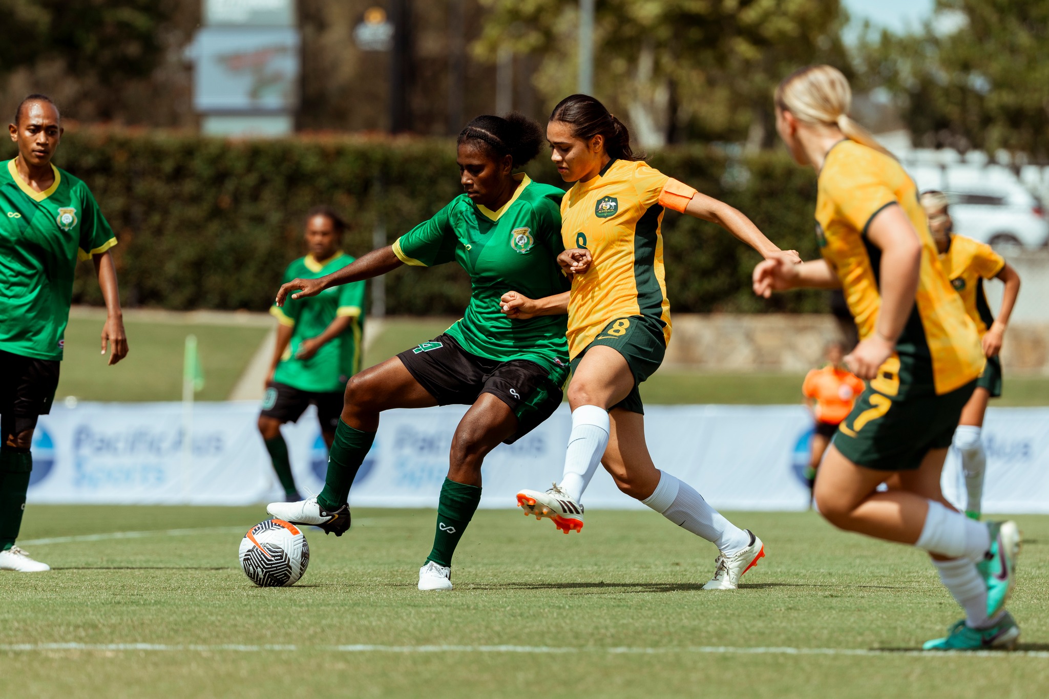 Vanuatu vs Young Matildas soccer match
